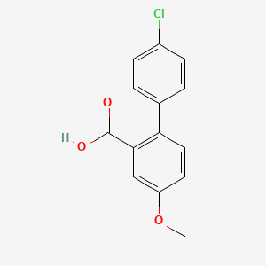2-(4-Chlorophenyl)-5-methoxybenzoic acid, 95%