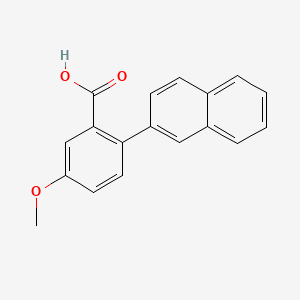 5-Methoxy-2-(naphthalen-2-yl)benzoic acid, 95%