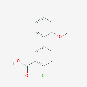 2-Chloro-5-(2-methoxyphenyl)benzoic acid, 95%