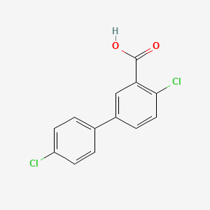 2-Chloro-5-(4-chlorophenyl)benzoic acid, 95%