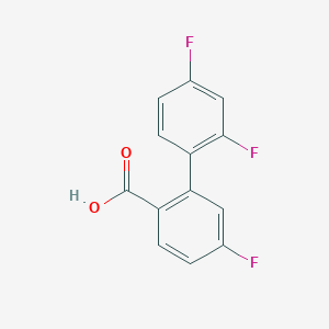 2-(2,4-Difluorophenyl)-4-fluorobenzoic acid, 95%
