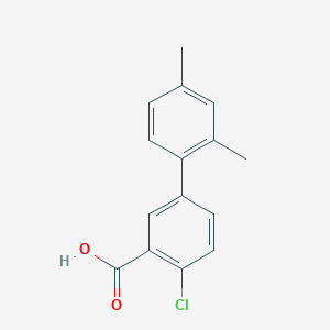 2-Chloro-5-(2,4-dimethylphenyl)benzoic acid, 95%