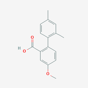 B6364852 2-(2,4-Dimethylphenyl)-5-methoxybenzoic acid, 95% CAS No. 1179593-04-4