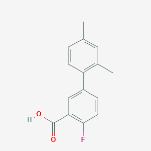 5-(2,4-Dimethylphenyl)-2-fluorobenzoic acid, 95%