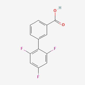 molecular formula C13H7F3O2 B6364911 3-(2,4,6-Trifluorophenyl)benzoic acid, 95% CAS No. 1183307-96-1