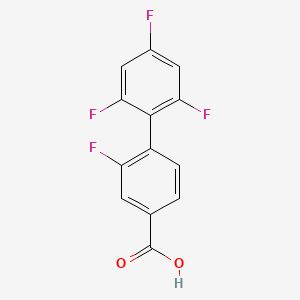 3-Fluoro-4-(2,4,6-trifluorophenyl)benzoic acid, 95%