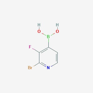 2-Bromo-3-fluoropyridine-4-boronic acid;  95%