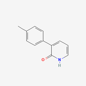 molecular formula C12H11NO B6365721 2-Hydroxy-3-(4-methylphenyl)pyridine, 95% CAS No. 906462-57-5