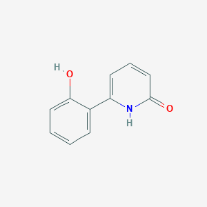 molecular formula C11H9NO2 B6365745 6-(2-Hydroxyphenyl)-2-hydroxypyridine, 95% CAS No. 67274-81-1