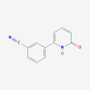 molecular formula C12H8N2O B6365826 6-(3-Cyanophenyl)-2-hydroxypyridine, 95% CAS No. 1261971-13-4