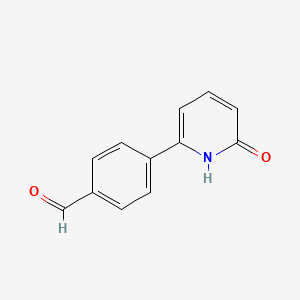 molecular formula C12H9NO2 B6365882 6-(4-Formylphenyl)-2-hydroxypyridine, 95% CAS No. 1111105-38-4