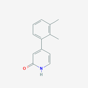 molecular formula C13H13NO B6365891 4-(2,3-Dimethylphenyl)-2-hydroxypyridine, 95% CAS No. 1261956-54-0