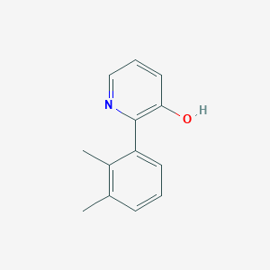 molecular formula C13H13NO B6365900 2-(2,3-Dimethylphenyl)-3-hydroxypyridine, 95% CAS No. 1261931-37-6