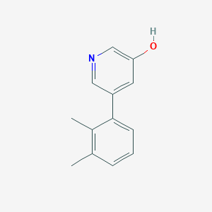 molecular formula C13H13NO B6365904 5-(2,3-Dimethylphenyl)-3-hydroxypyridine, 95% CAS No. 1258627-91-6