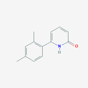 molecular formula C13H13NO B6365946 6-(2,4-Dimethylphenyl)-2-hydroxypyridine, 95% CAS No. 180606-06-8