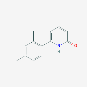 molecular formula C13H13NO B6365946 6-(2,4-Dimethylphenyl)-2-hydroxypyridine CAS No. 180606-06-8