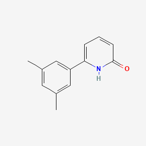 molecular formula C13H13NO B6366003 6-(3,5-Dimethylphenyl)-2-hydroxypyridine, 95% CAS No. 1111110-98-5