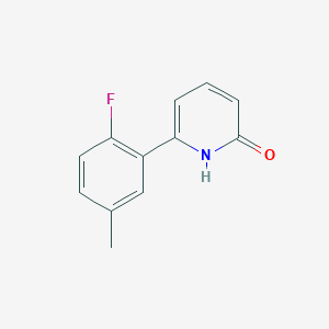 6-(2-Fluoro-5-methylphenyl)-2-hydroxypyridine, 95%