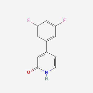 4-(3,5-Difluorophenyl)-2-hydroxypyridine, 95%