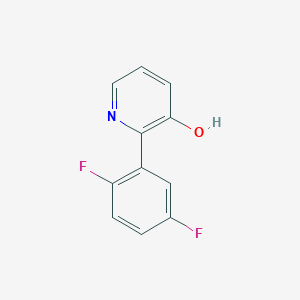 2-(2,5-Difluorophenyl)-3-hydroxypyridine, 95%