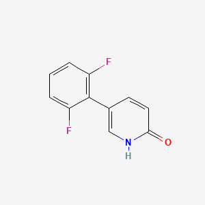5-(2,6-Difluorophenyl)-2-hydroxypyridine, 95%