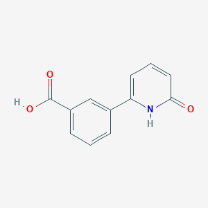 molecular formula C12H9NO3 B6366682 6-(3-Carboxyphenyl)-2-hydroxypyridine, 95% CAS No. 1111111-51-3