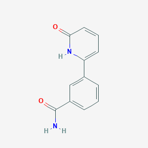 B6366685 6-(3-Aminocarbonylphenyl)-2-hydroxypyridine, 95% CAS No. 1111111-72-8