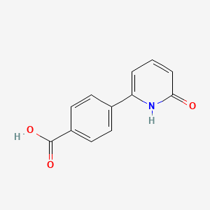 molecular formula C12H9NO3 B6366691 6-(4-Carboxyphenyl)-2-hydroxypyridine, 95% CAS No. 944344-45-0