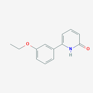 molecular formula C13H13NO2 B6366814 6-(3-Ethoxyphenyl)-2-hydroxypyridine, 95% CAS No. 1111105-51-1