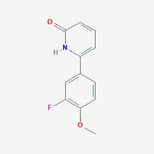 6-(3-Fluoro-4-methoxyphenyl)-2-hydroxypyridine, 95%