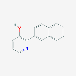 molecular formula C15H11NO B6367224 3-Hydroxy-2-(naphthalen-2-yl)pyridine, 95% CAS No. 1261888-90-7