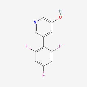 3-Hydroxy-5-(2,4,6-trifluorophenyl)pyridine, 95%