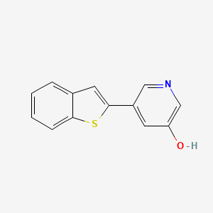 5-[Benzo(b)thiophen-2-yl]-3-hydroxypyridine, 95%