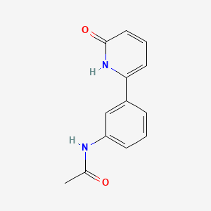 molecular formula C13H12N2O2 B6367425 6-(3-Acetylaminophenyl)-2-hydroxypyridine, 95% CAS No. 1111114-89-6