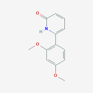 B6367584 6-(2,4-Dimethoxyphenyl)-2-hydroxypyridine, 95% CAS No. 1111110-57-6