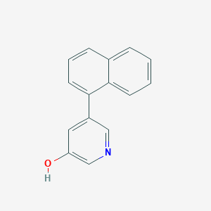 3-Hydroxy-5-(naphthalen-1-yl)pyridine, 95%