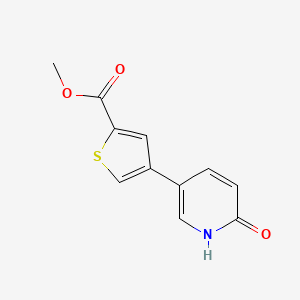 2-Hydroxy-5-[5-(methoxycarbonyl)thiophen-3-yl]pyridine, 95%