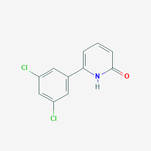 molecular formula C11H7Cl2NO B6368051 6-(3,5-Dichlorophenyl)-2-hydroxypyridine, 95% CAS No. 1111114-75-0