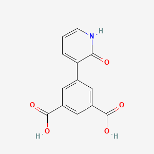 molecular formula C13H9NO5 B6368597 3-(3,5-Dicarboxyphenyl)-2-hydroxypyridine, 95% CAS No. 1261909-10-7