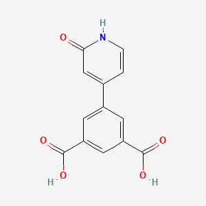 molecular formula C13H9NO5 B6368717 4-(3,5-Dicarboxyphenyl)-2-hydroxypyridine, 95% CAS No. 1261909-26-5