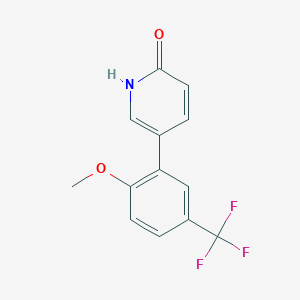 2-Hydroxy-5-(2-methoxy-5-trifluoromethylphenyl)pyridine, 95%