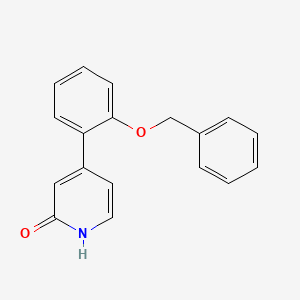 4-(2-Benzyloxyphenyl)-2-hydroxypyridine, 95%