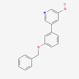 5-(3-Benzyloxyphenyl)-3-hydroxypyridine, 95%