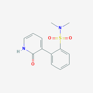 molecular formula C13H14N2O3S B6368878 3-(2-N,N-Dimethylsulfamoylphenyl)-2-hydroxypyridine, 95% CAS No. 1261997-07-2