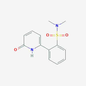 molecular formula C13H14N2O3S B6368882 6-(2-N,N-Dimethylsulfamoylphenyl)-2-hydroxypyridine, 95% CAS No. 1261940-49-1