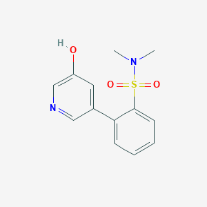 5-(2-N,N-Dimethylsulfamoylphenyl)-3-hydroxypyridine, 95%