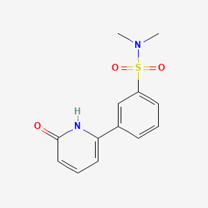 molecular formula C13H14N2O3S B6368922 6-(3-N,N-Dimethylsulfamoylphenyl)-2-hydroxypyridine, 95% CAS No. 1261974-13-3