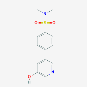 5-(4-N,N-Dimethylsulfamoylphenyl)-3-hydroxypyridine, 95%