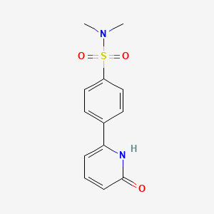 molecular formula C13H14N2O3S B6368941 6-(4-N,N-Dimethylsulfamoylphenyl)-2-hydroxypyridine, 95% CAS No. 1261910-38-6