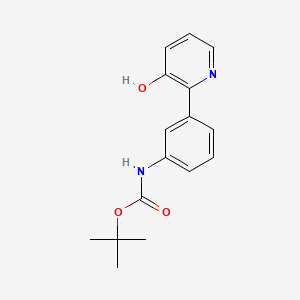 2-(3-BOC-Aminophenyl)-3-hydroxypyridine, 95%